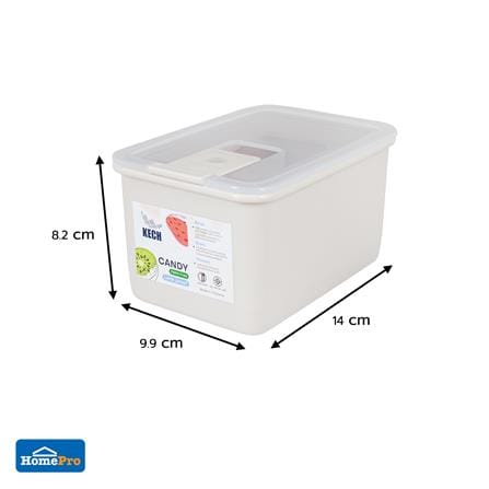 กล่องอาหาร 0.6 ลิตร KECH CANDY 9713 สีเบจ_6