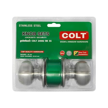 ลูกบิดประตูห้องน้ำ หัวจัน COLT 24502 สีสเตนเลส_4