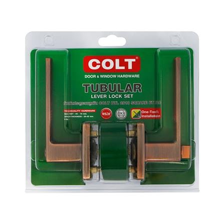 มือจับก้านโยก COLT BTL 2818 SQUARE ET สีทองแดงรมดำ_4