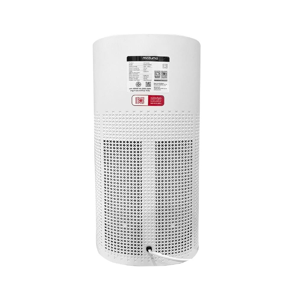 เครื่องฟอกอากาศ 85 ตร.ม. MAZUMA NANO SMART สีขาว