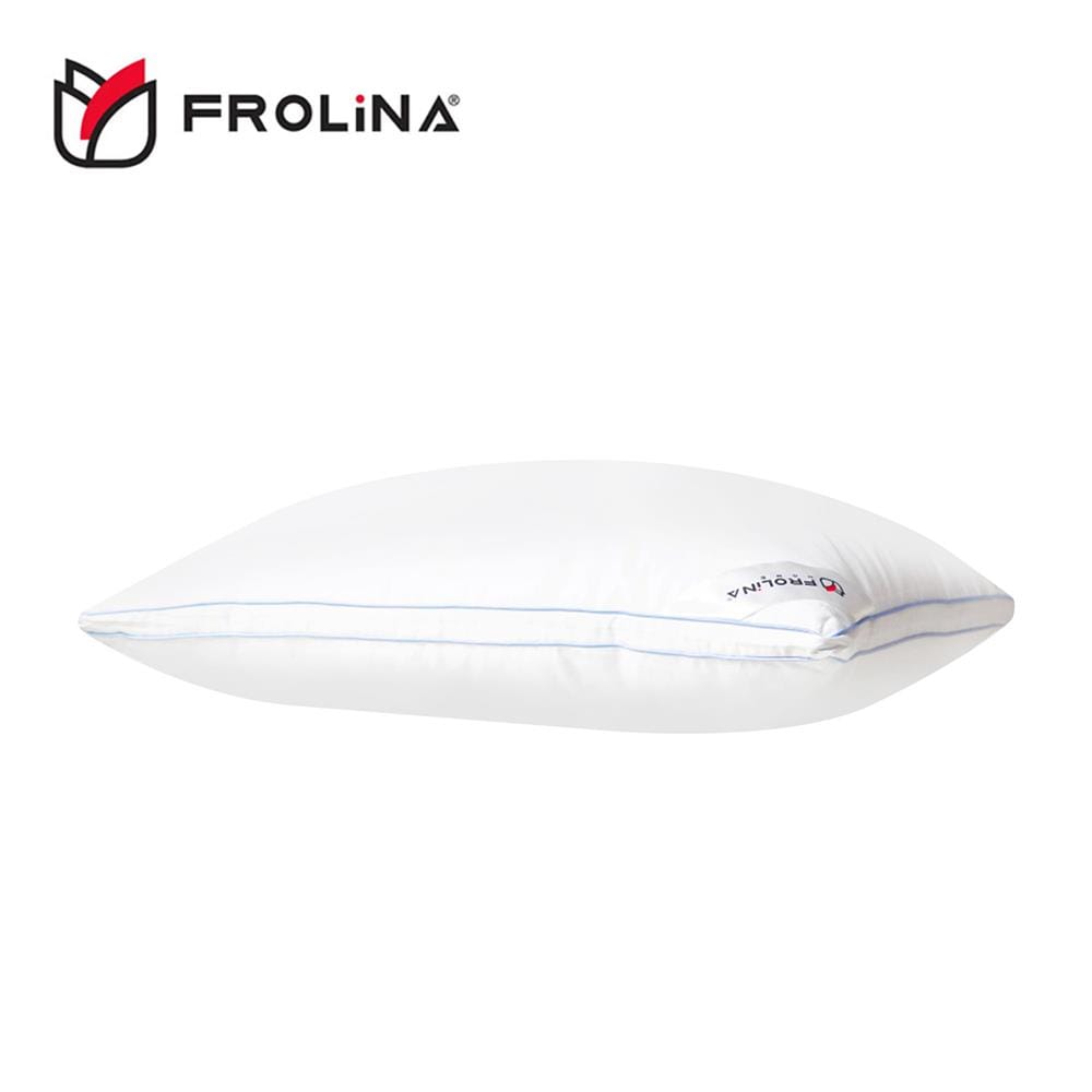 หมอนหนุน ไมโครไฟเบอร์ FROLINA WELLNESS GUARD MEDIUM 19x29 นิ้ว สีขาว