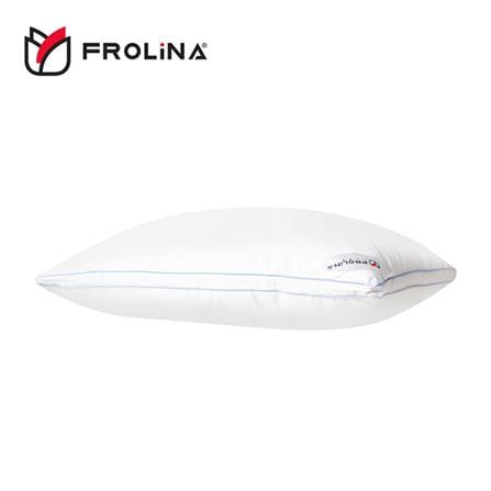 หมอนหนุน ไมโครไฟเบอร์ FROLINA WELLNESS GUARD MEDIUM 19x29 นิ้ว สีขาว