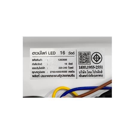 ดาวน์ไลท์ LED CARINI ZR-DP430-2 10 นิ้ว 16 วัตต์ DAYLIGHT/COOL WHITE/WARM WHITE สีขาว_5