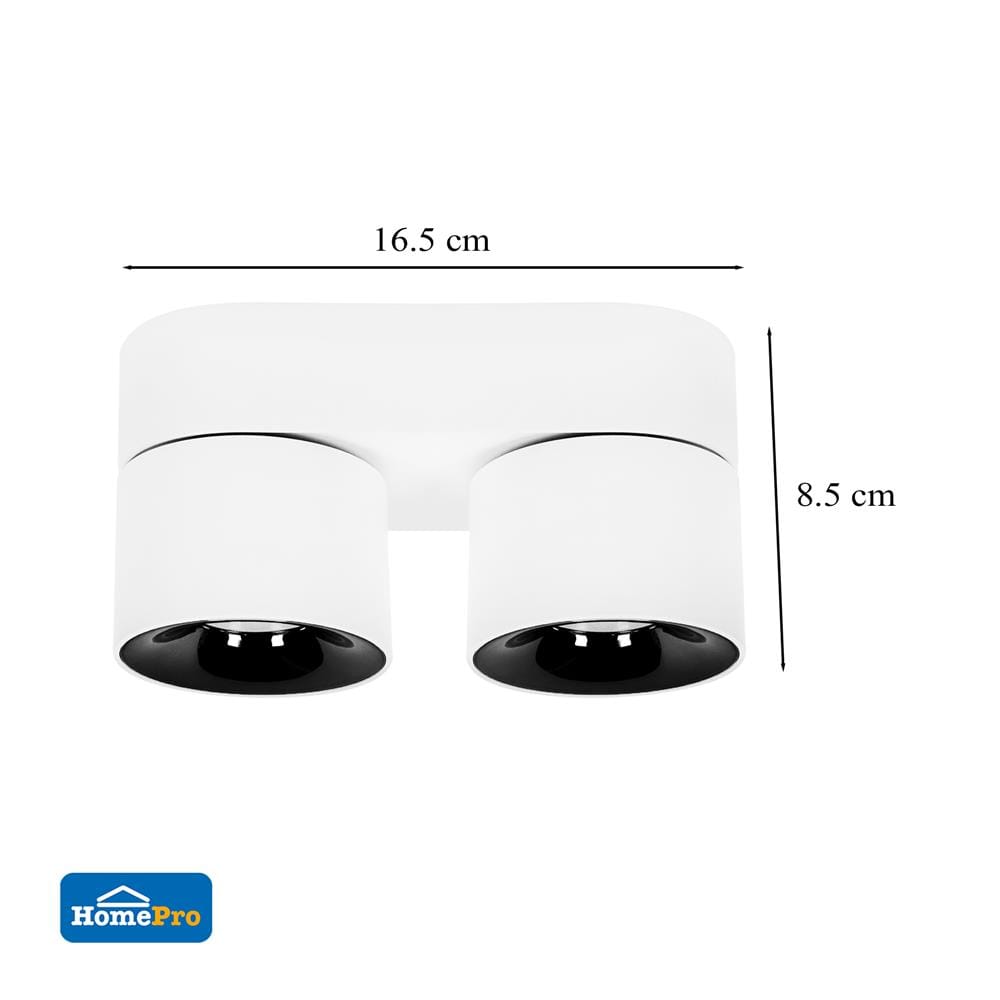 ดาวน์ไลท์ LED CARINI ZR-DP13-2 6.5 นิ้ว 16 วัตต์ DAYLIGHT/COOL WHITE/WARM WHITE สีขาว