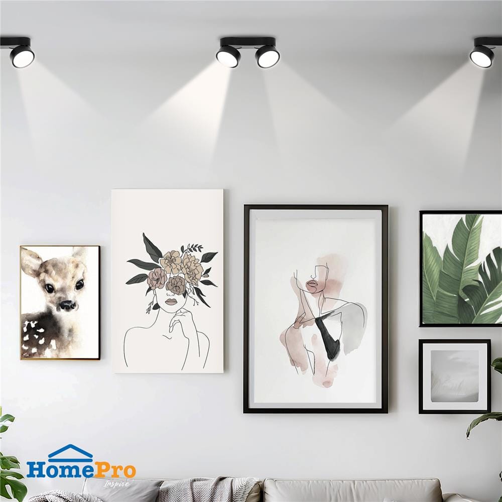 ดาวน์ไลท์ LED CARINI ZR-DP12-2 10 นิ้ว 16 วัตต์ DAYLIGHT/COOL WHITE/WARM WHITE สีดำ