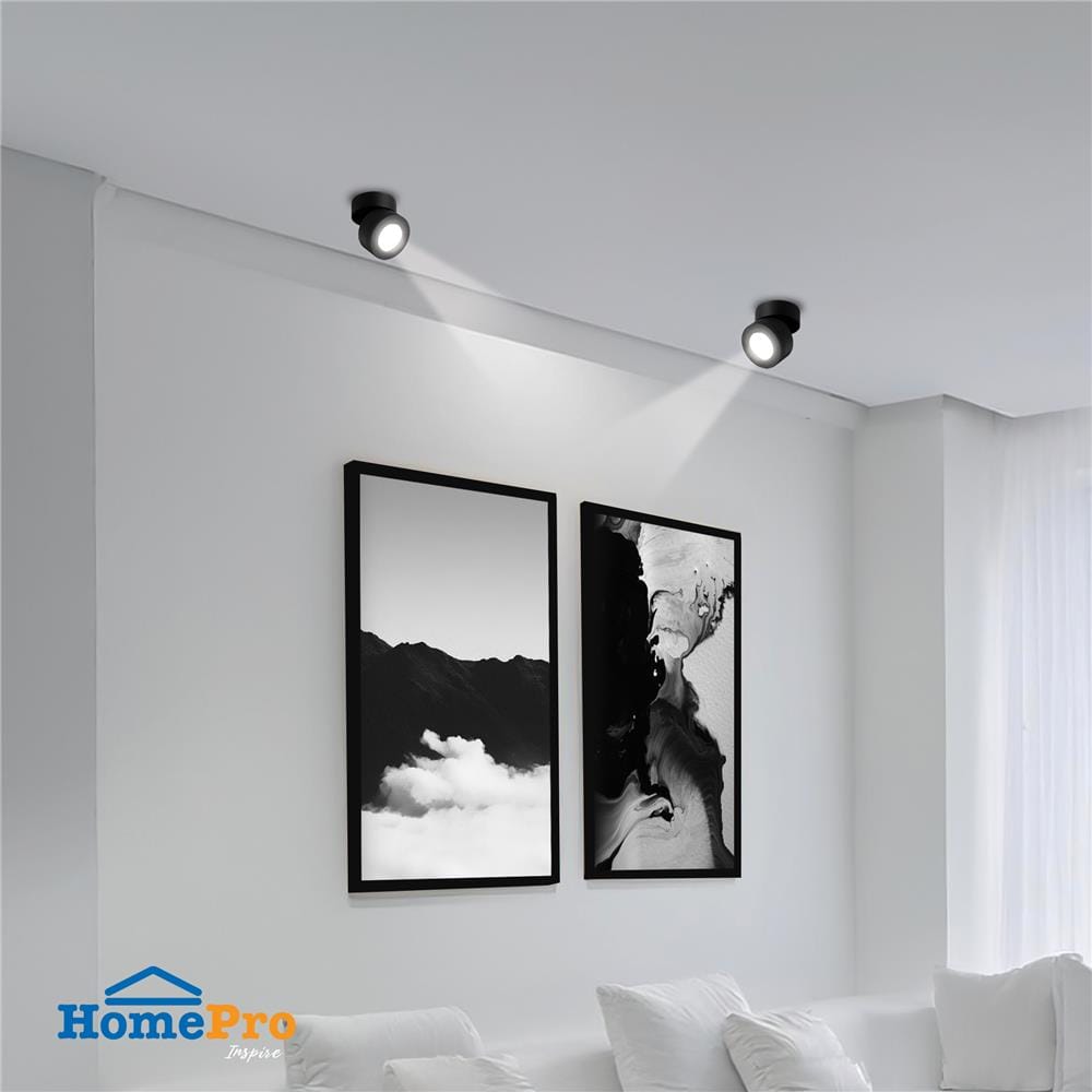 ดาวน์ไลท์ LED CARINI ZR-DP11-1 3 นิ้ว 8 วัตต์ DAYLIGHT/COOL WHITE/WARM WHITE สีดำ