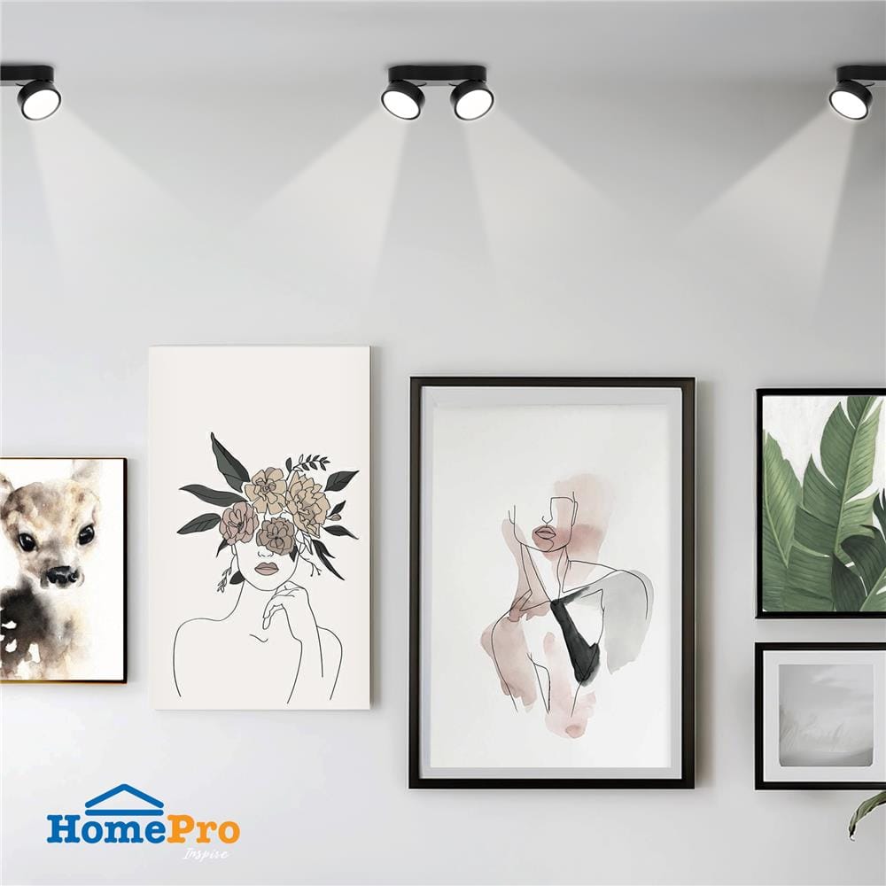 ดาวน์ไลท์ LED CARINI ZR-DP11-2 7 นิ้ว 16 วัตต์ DAYLIGHT/COOL WHITE/WARM WHITE สีดำ