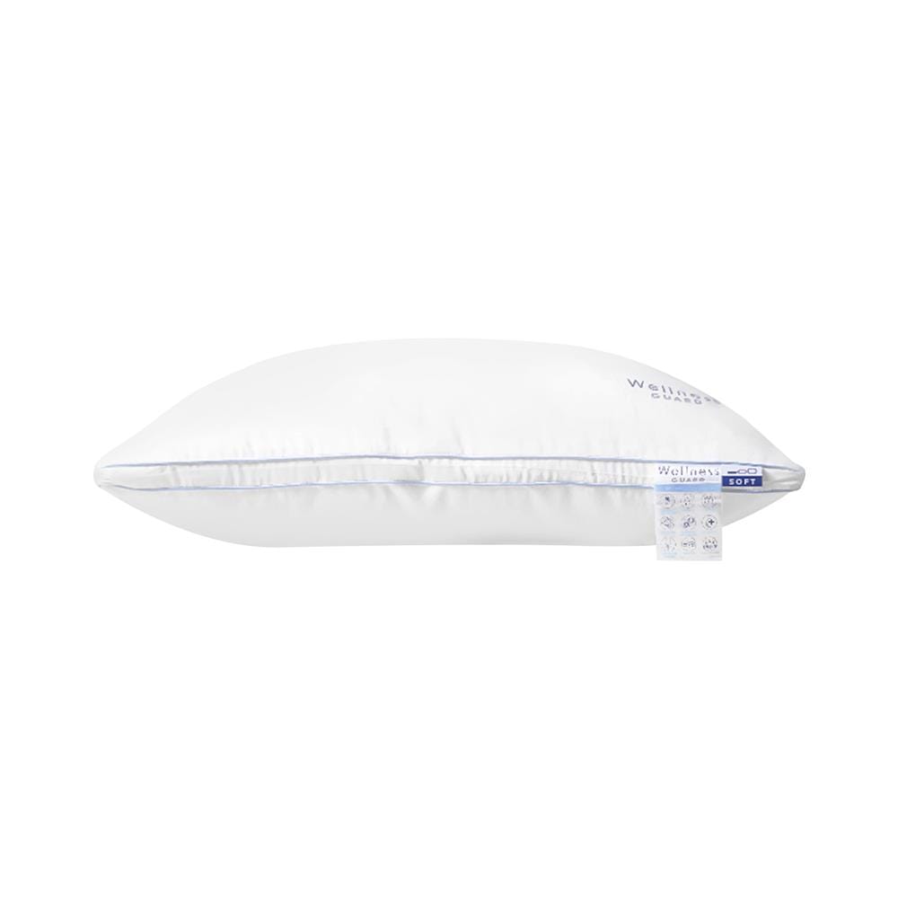 หมอนหนุน ไมโครไฟเบอร์ FROLINA WELLNESS GUARD SOFT 19x29 นิ้ว สีขาว