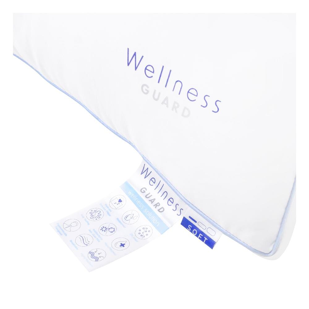 หมอนหนุน ไมโครไฟเบอร์ FROLINA WELLNESS GUARD SOFT 19x29 นิ้ว สีขาว