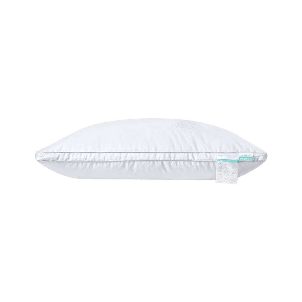 หมอนหนุน ไมโครไฟเบอร์ FROLINA ZEN RELIEF PRO MEDIUM 19x29 นิ้ว สีขาว