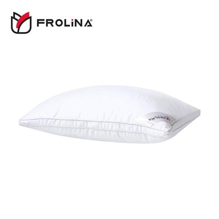หมอนหนุน ไมโครไฟเบอร์ FROLINA ZEN RELIEF PRO MEDIUM 19x29 นิ้ว สีขาว_0