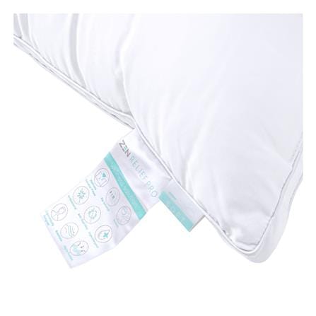 หมอนหนุน ไมโครไฟเบอร์ FROLINA ZEN RELIEF PRO SOFT 19x29 นิ้ว สีขาว_3
