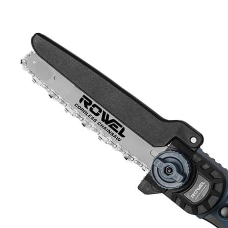 เลื่อยโซ่ไร้สาย (พร้อมแบตเตอรี่) ROWEL GT-CCS08 8 นิ้ว 20 โวลต์_1