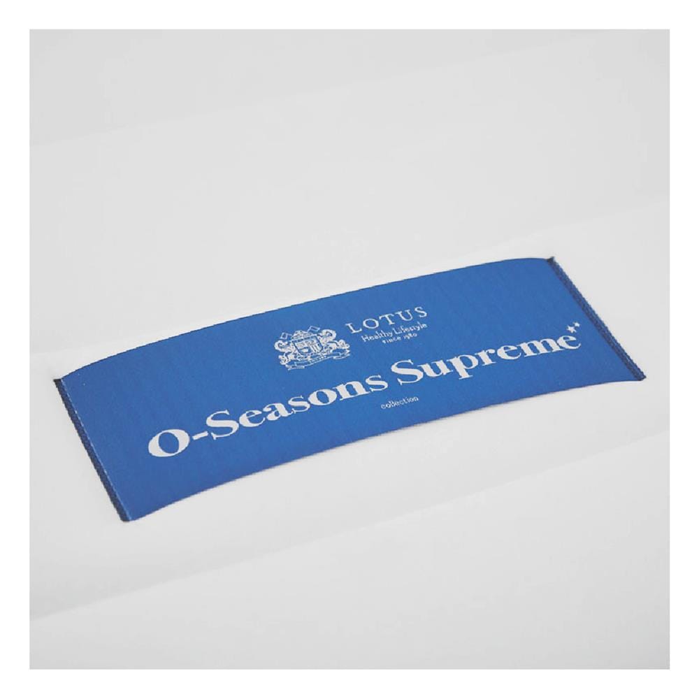 ที่นอนพ็อกเก็ตสปริง 6 ฟุต LOTUS รุ่น O-SEASONS SUPREME พร้อมชุดเครื่องนอน 11 ชิ้น