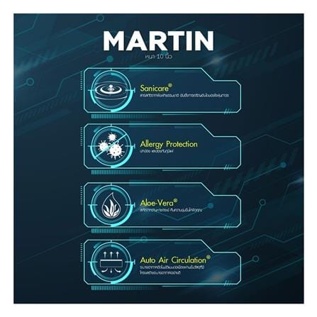 ที่นอนสปริง 5 ฟุต LOTUS รุ่น MARTIN พร้อมหมอนหนุน 2 ชิ้น_3