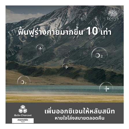 ที่นอนไฮบริด 6 ฟุต LOTUS รุ่น POLLUX I พร้อมหมอนหนุน 2 ชิ้น_9