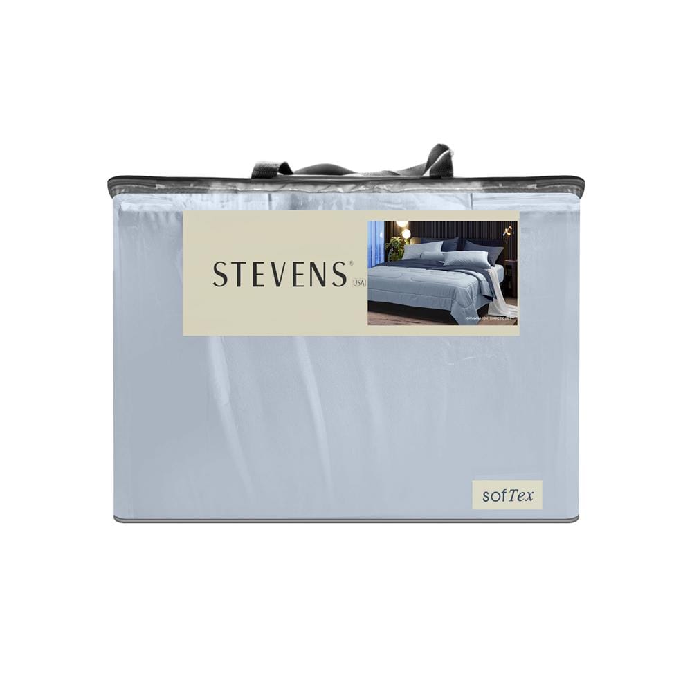 ชุดผ้าปูที่นอน 6 ฟุต 6 ชิ้น STEVENS SOFTEX ON15BL