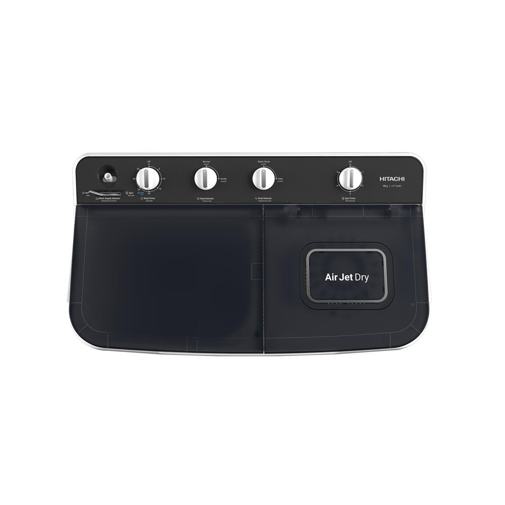 เครื่องซักผ้า 2 ถัง HITACHI LTT 10JWT MRG 10 กก. สีเทา