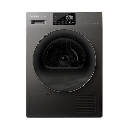 เครื่องอบผ้าฝาหน้า SHARP KD-HT10JP-G 10 กก. HEAT PUMP สีเทา_0