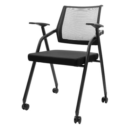 เก้าอี้สำนักงาน OFFICEINTREND PRO LECTURE CHAIR WITH CASTERS สีดำ_0