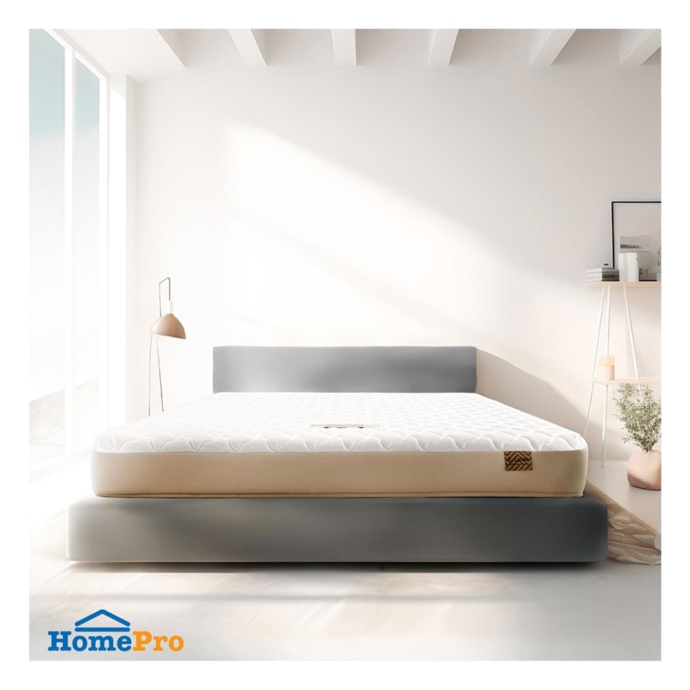 ที่นอนพ็อกเก็ตสปริง 6 ฟุต WOODFIELD รุ่น S-HYBRID-LATEX พร้อมหมอนหนุน 2 ชิ้น