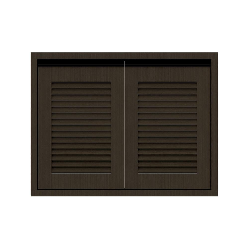 หน้าบานคู่เกล็ดเต็ม JUPITER SILKY BROWN 87x67 ซม. สีน้ำตาล