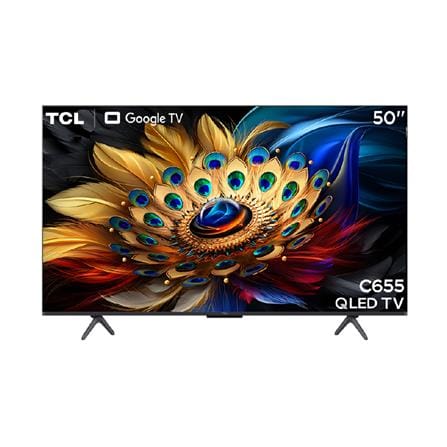 ทีวีคิวแอลอีดี 50 นิ้ว TCL (4K, QLED, GOOGLE TV) 50C655_0