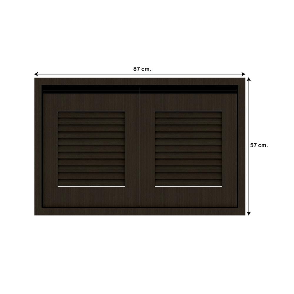 บานใต้เตาเกล็ดเต็ม JUPITER SILKY BROWN 87x57 ซม. สีน้ำตาล