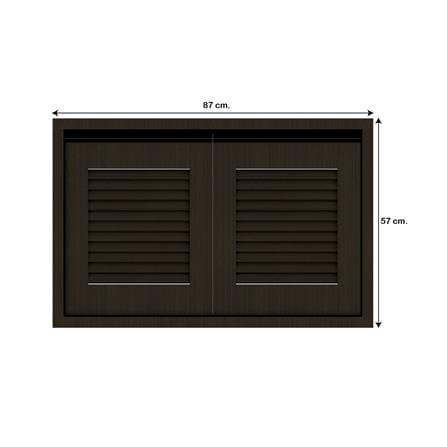 บานใต้เตาเกล็ดเต็ม JUPITER SILKY BROWN 87x57 ซม. สีน้ำตาล_3