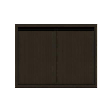 บานซิงค์คู่เรียบ JUPITER SILKY BROWN 87x67 ซม. สีน...