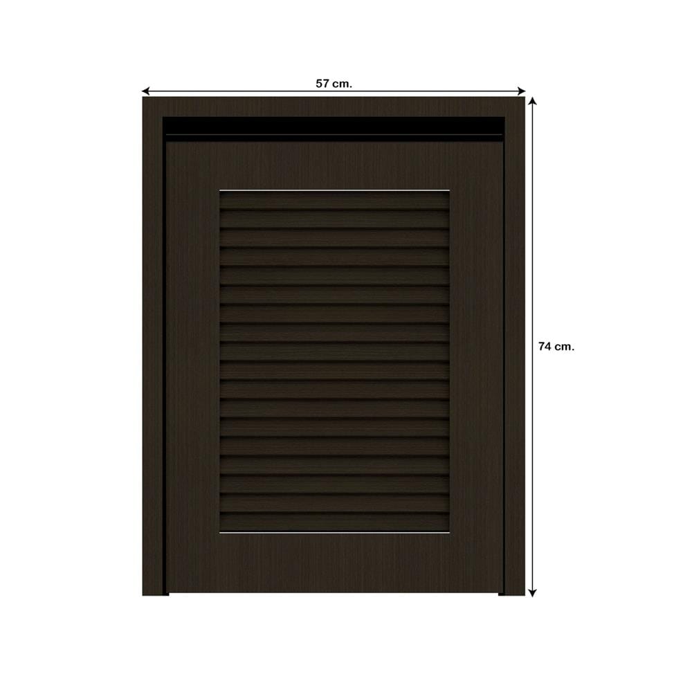 บานถังแก๊สเกล็ดเต็ม JUPITER SILKY BROWN 57x74 ซม. สีน้ำตาล