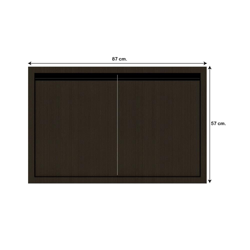 บานใต้เตา JUPITER SILKY BROWN 87x57 ซม. สีน้ำตาล