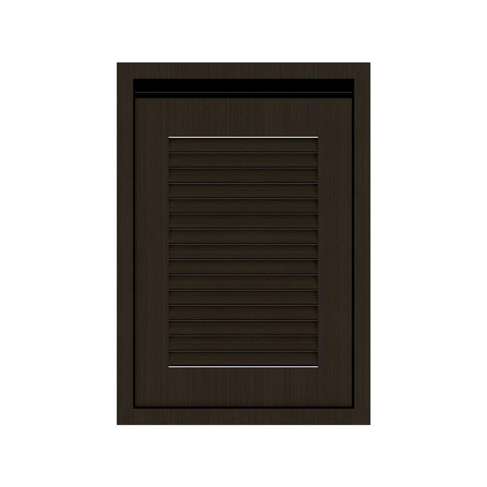 บานซิงค์เดี่ยวเกล็ดเต็ม JUPITER SILKY BROWN 47x67 ซม. สีน้ำตาล