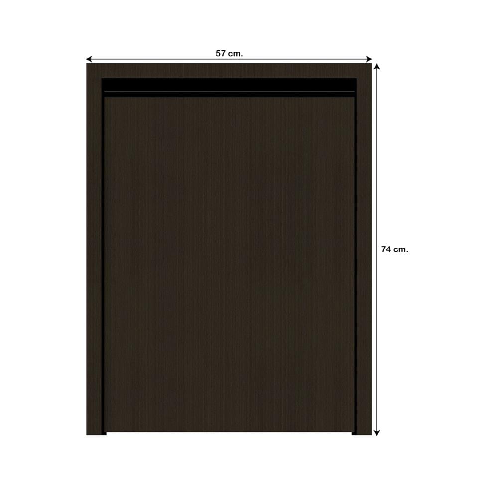 บานถังแก๊ส JUPITER SILKY BROWN 57x74 ซม. สีน้ำตาล