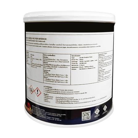 สีน้ำทาภายใน ชนิดเนียน DELTA SHIELD 4D BASE B 1 แกลลอน_1