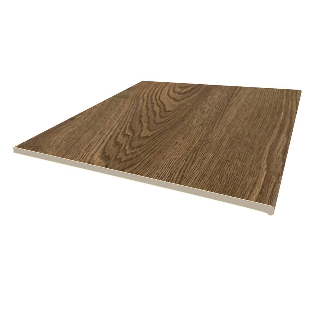 ชานพักบันได DURAONE 2.5X120X120 ซม. สีวอลนัท