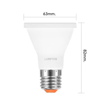 หลอด LED LAMPTAN MR16/PAR 8 วัตต์ WARM WHITE E27_5