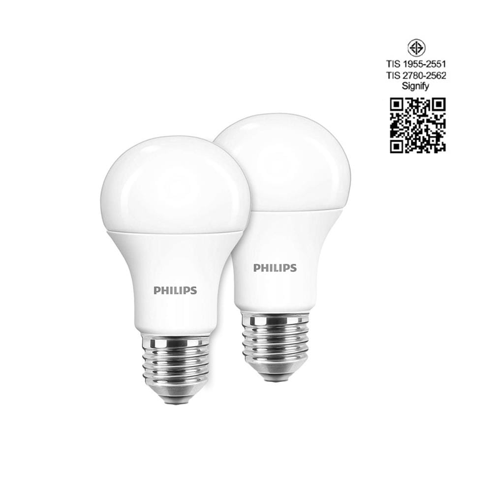 หลอด LED PHILIPS ESSENTIAL 7 วัตต์ DAYLIGHT E27 แพ็ก 2 ชิ้น