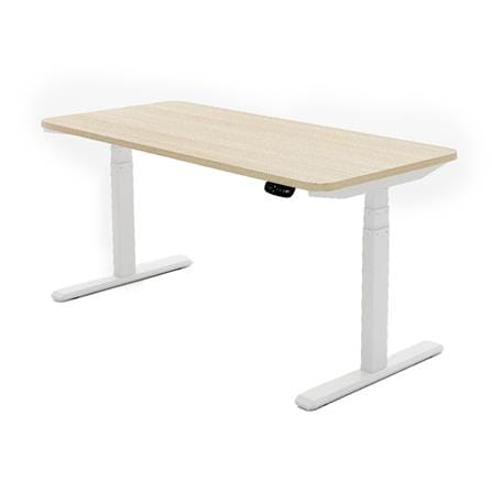 โต๊ะปรับระดับไฟฟ้า WORKSCAPE WDH-0010R สีลาเต้/ขาว