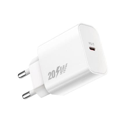 อะแดปเตอร์ TYPE-C ASAKI A-2420D 20W สีขาว