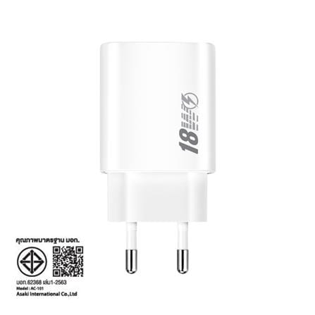 อะแดปเตอร์ ASAKI A-2411D 18W สีขาว_2