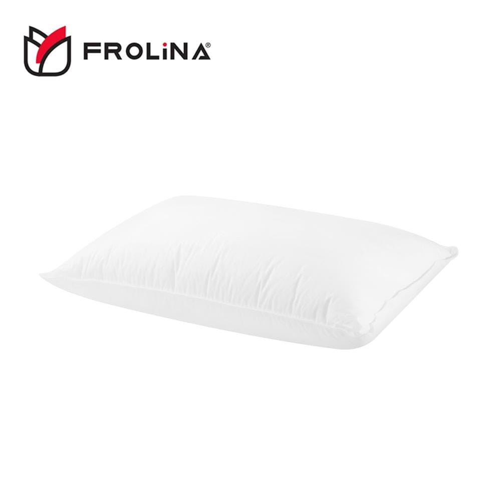 หมอนหนุน ขนห่านเทียม FROLINA MAJESTIC DOWN SOFT 19x29 นิ้ว สีขาว