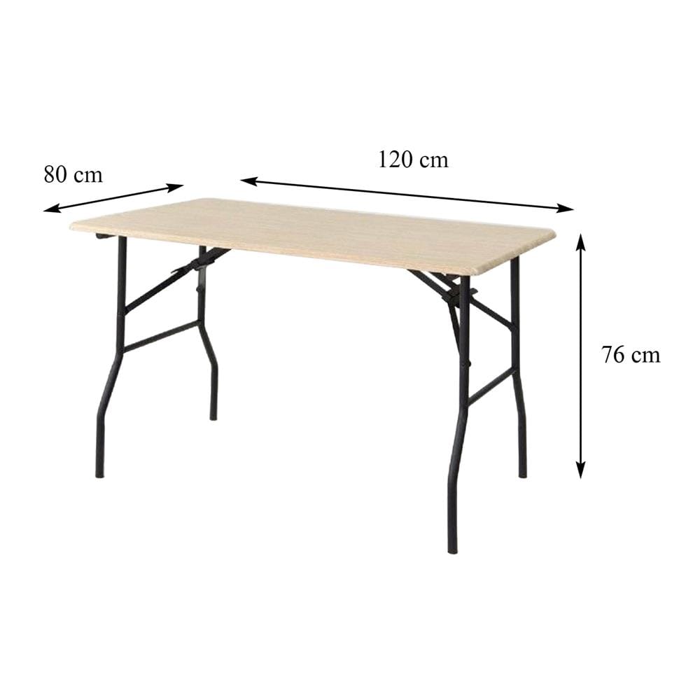โต๊ะอเนกประสงค์ FURDINI T18 META 80X120 ซม. สีโอ๊ค