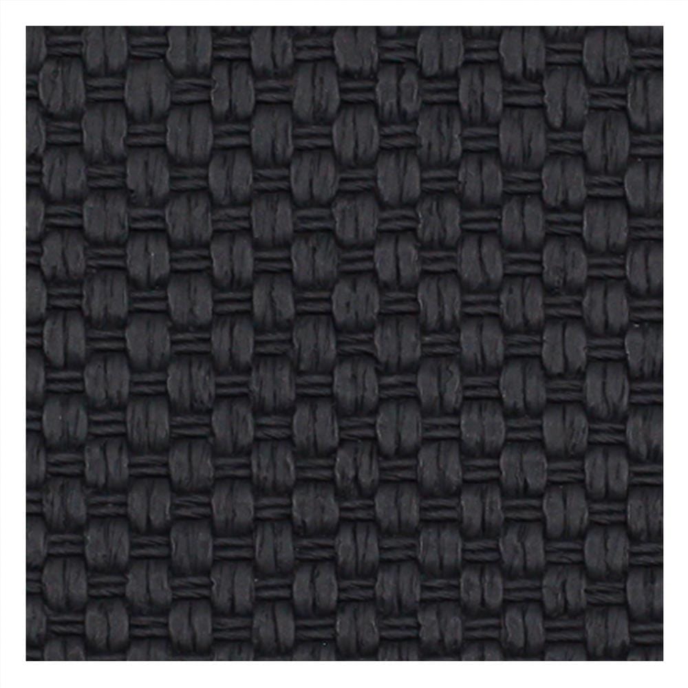 แผ่นรองจานหนัง PU KECH WEAVE สีดำ