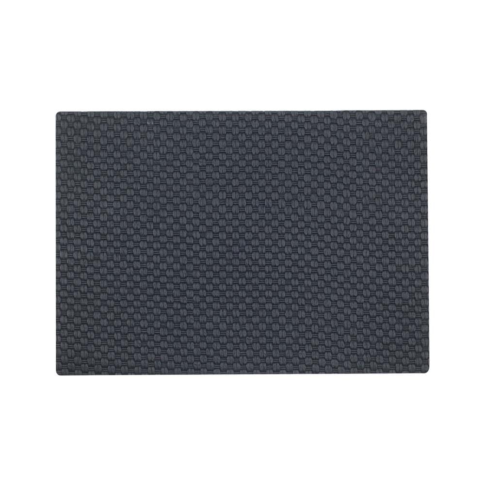 แผ่นรองจานหนัง PU KECH WEAVE สีน้ำเงิน