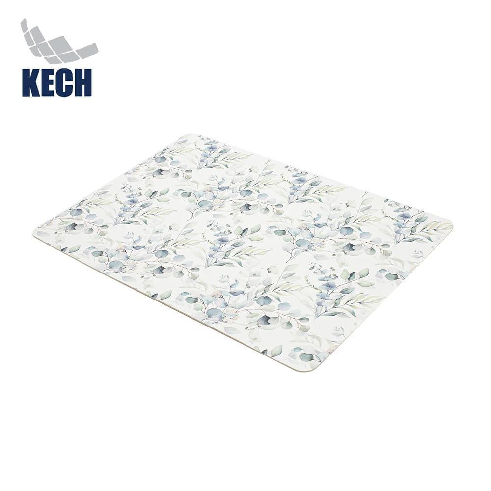 แผ่นรองจานหนัง PU KECH WISTERIA SIZE M สีขาว