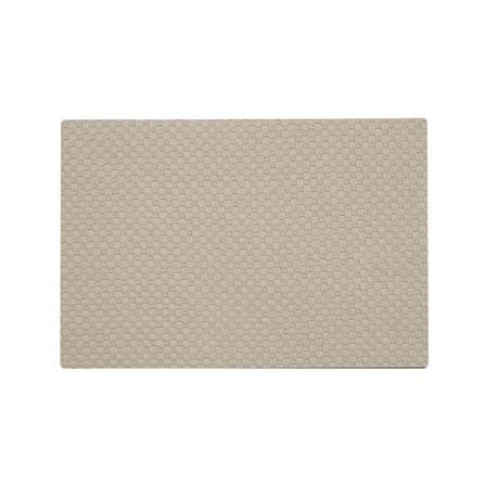 แผ่นรองจานหนัง PU KECH WEAVE สีน้ำตาล_2
