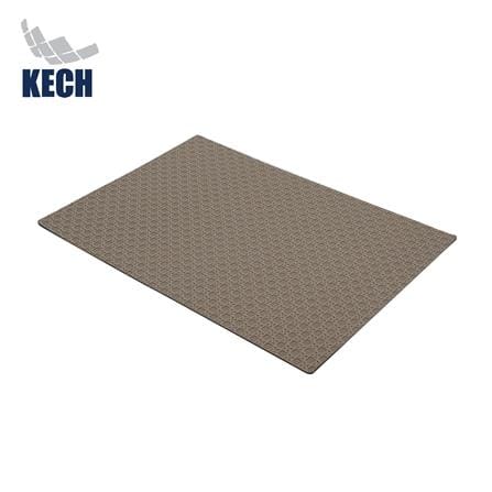 แผ่นรองจานหนัง PU KECH COTTA สีน้ำตาลเข้ม_1