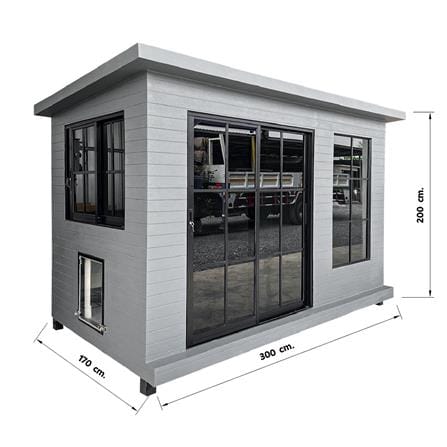 บ้านหมา บ้านแมว T.C. DOGHOUSE 34 CLASSIC 170X300X200 ซม._4
