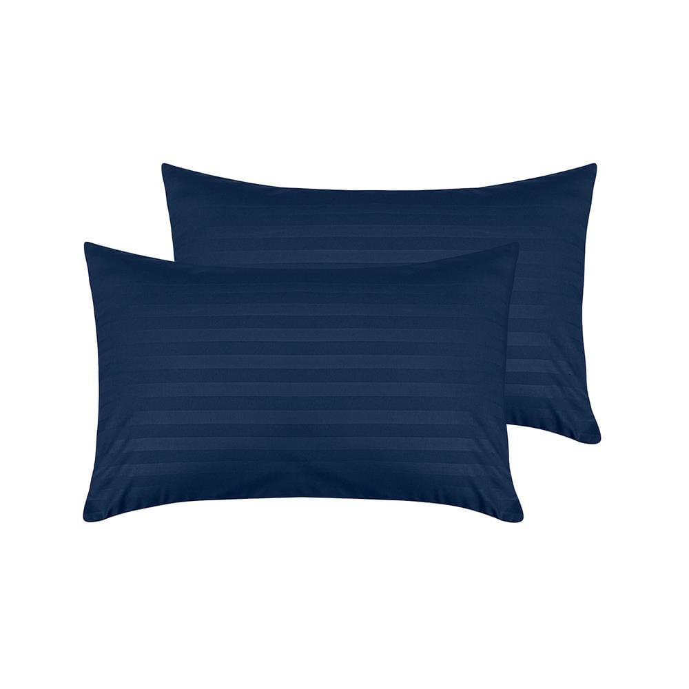 ปลอกหมอนหนุน PICASSO SMILE 20x30 นิ้ว สี NAVY BLUE แพ็ก 2 ชิ้น